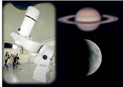 天文館と６５ｃｍ反射望遠鏡